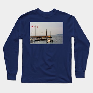 Garda Waterfront in North East Italy Long Sleeve T-Shirt